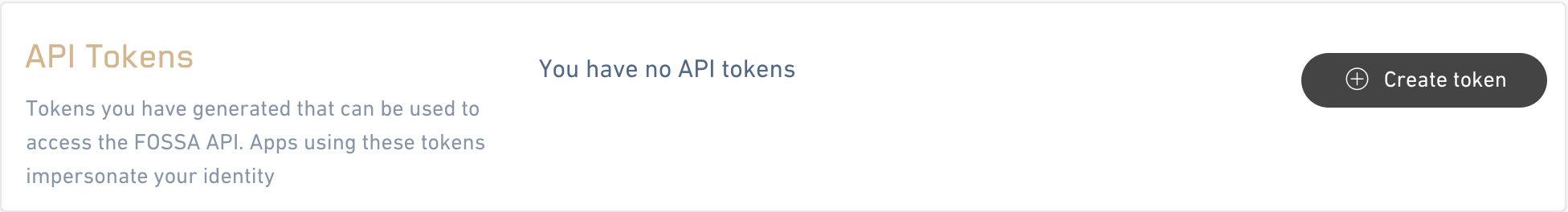API Token